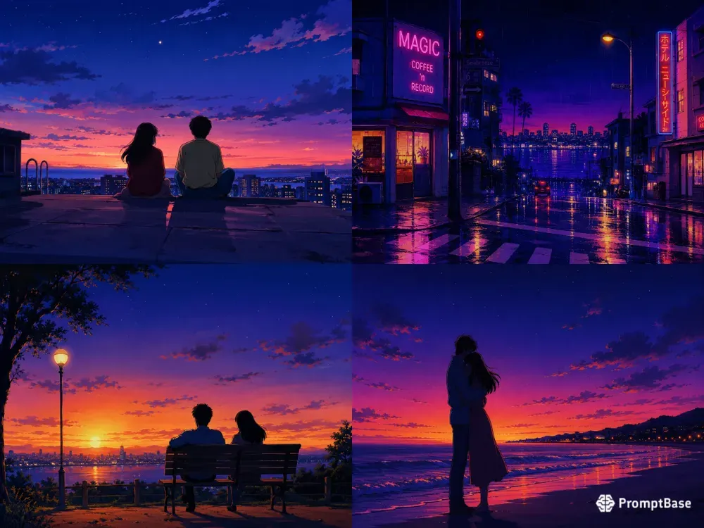 Nostalgic Twilight 80s90s Animes