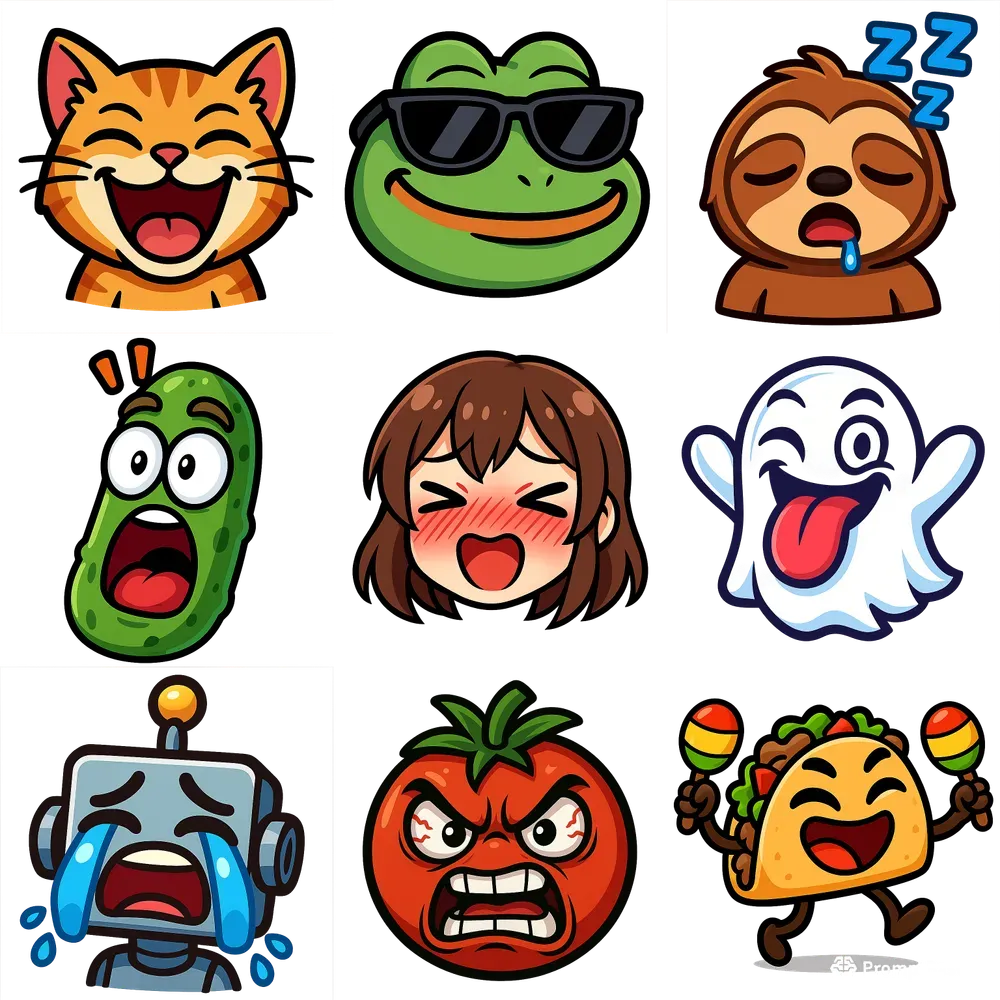 Twitch Emote Palette Packs