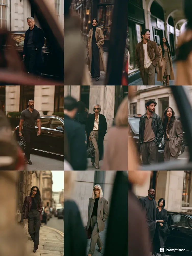 Candid Luxury Street Fashion