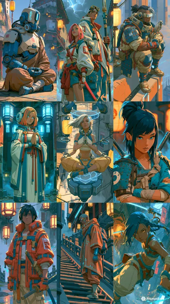Urban Fantasy Anime Concept Art