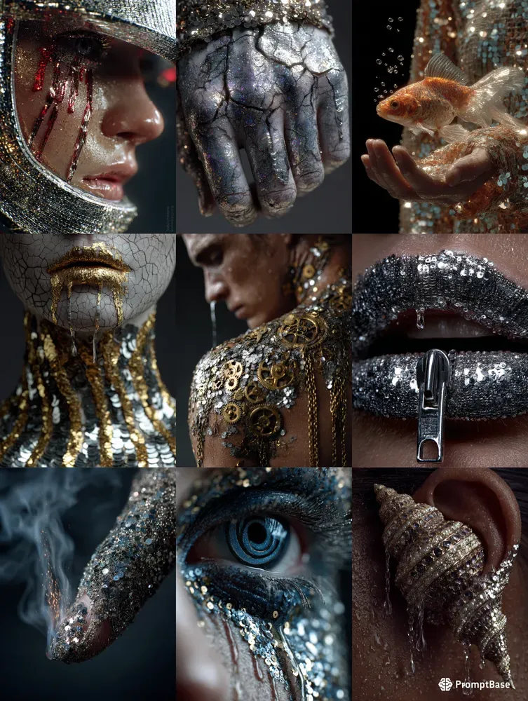 Surreal Flash Editorial Portraits