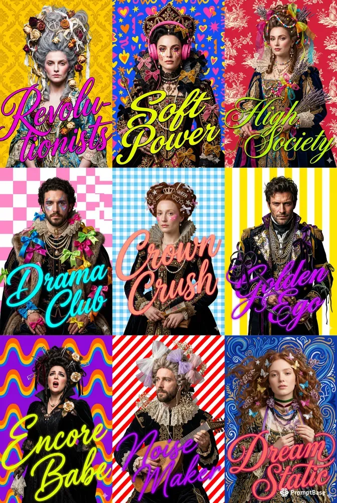 Rococo Coquette Pop Art Posters