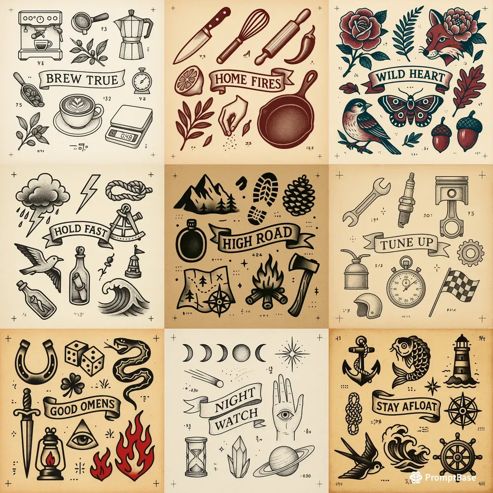 Tattoo Flash Sheets