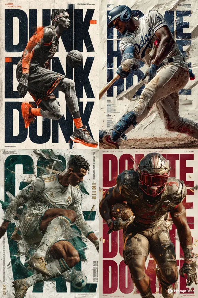 Sports Icon Poster Generator