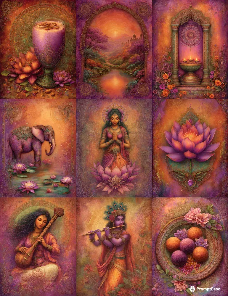 Hindu Goddess Blessing Junk Journals
