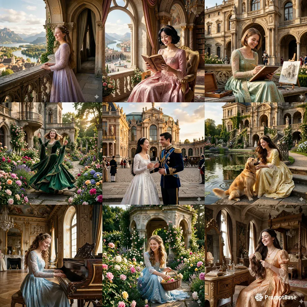 Cinematic Fairytale Princess Lives