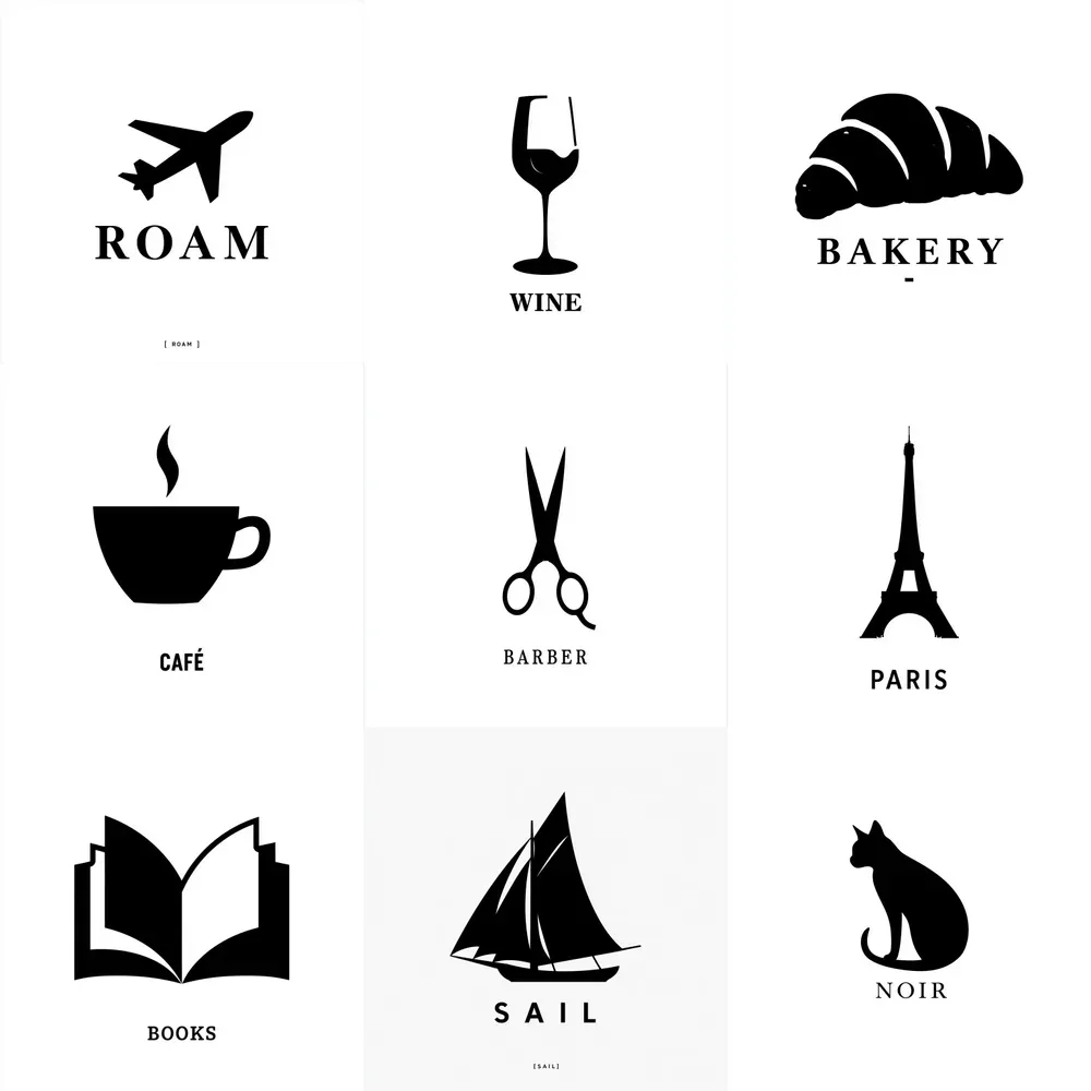 Clean Brand Mark Logo Icons