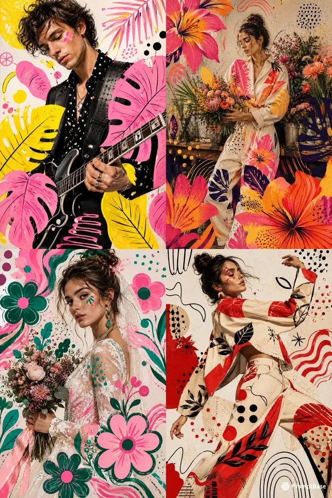 Graphic Editorial Portraits