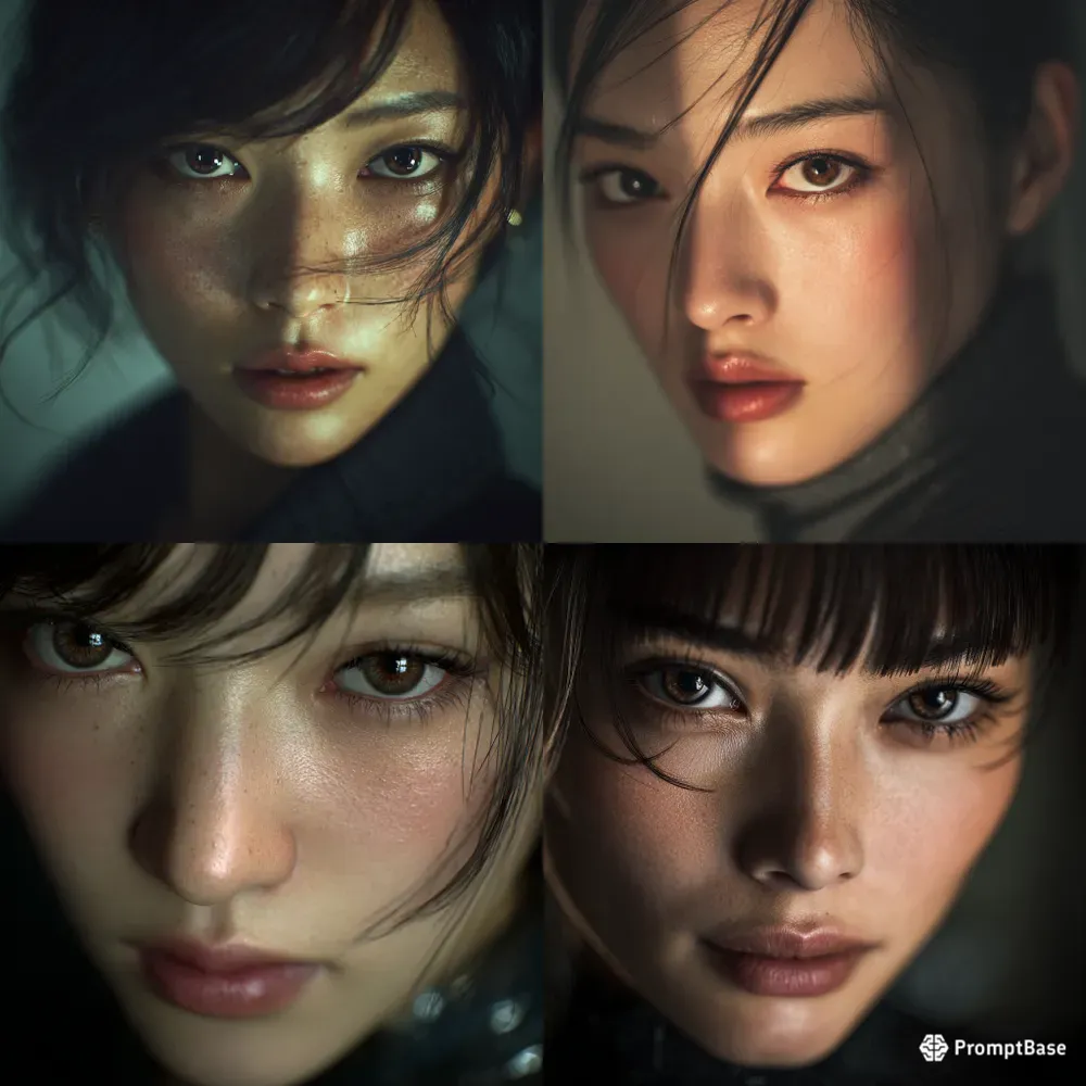 Ultra Realistic Asian Girl Portraits