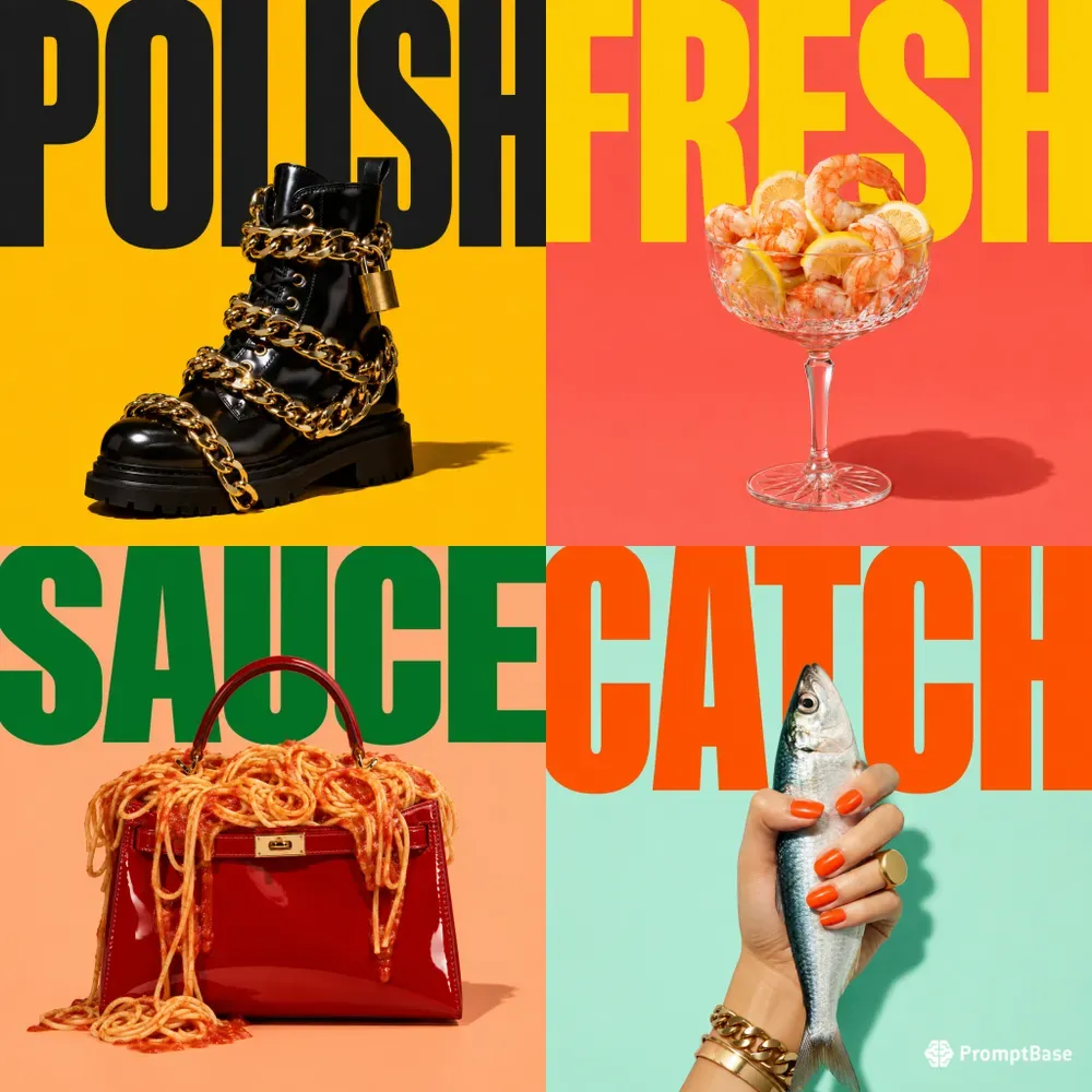 Absurdist Luxury Pop Ad Generator