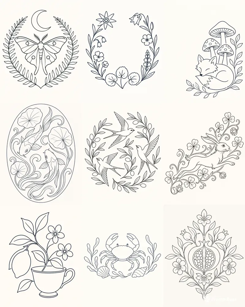 Create Embroidery Transfer Patterns