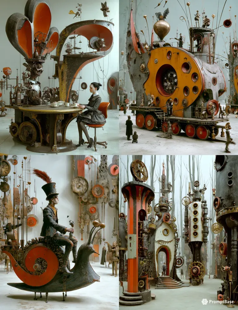 Dark Surreal Steampunk Wonderlands