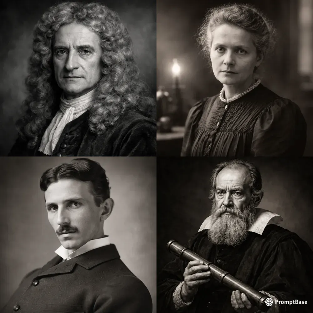 Timeless Scientist Portrait Series