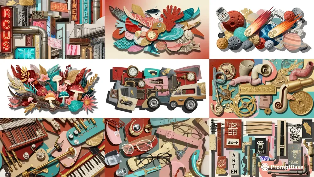 Abstract Collage Dynamics
