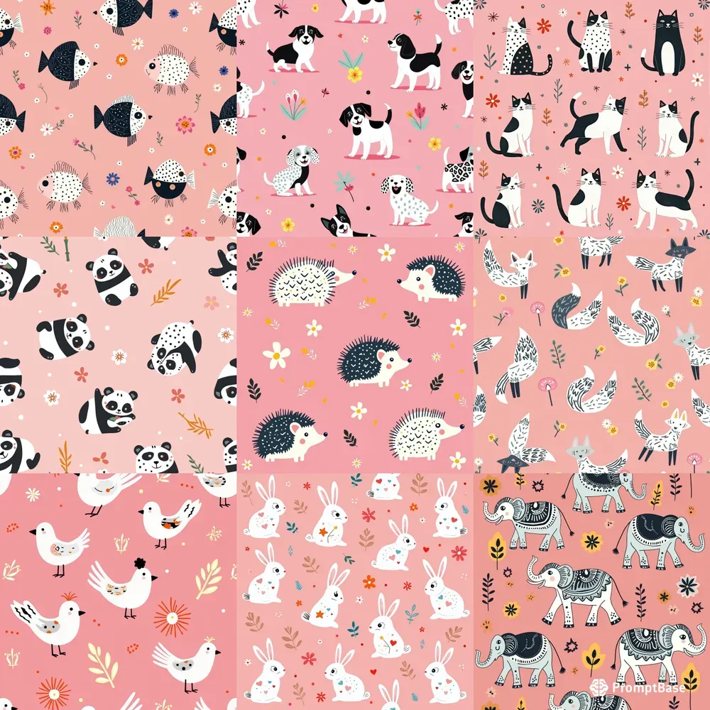 Black And White Monochrome Patterns