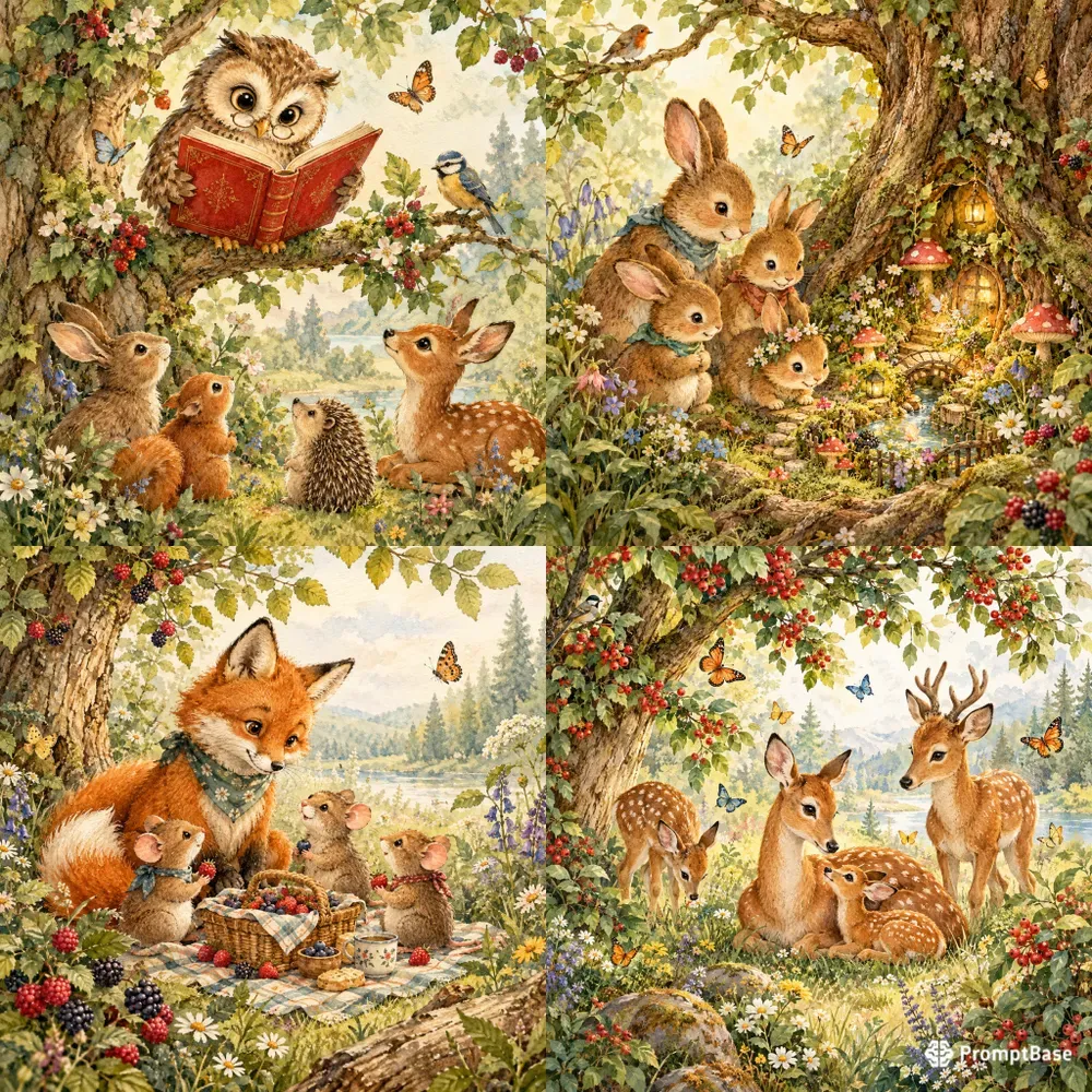 Whimsical Woodland Storybooks