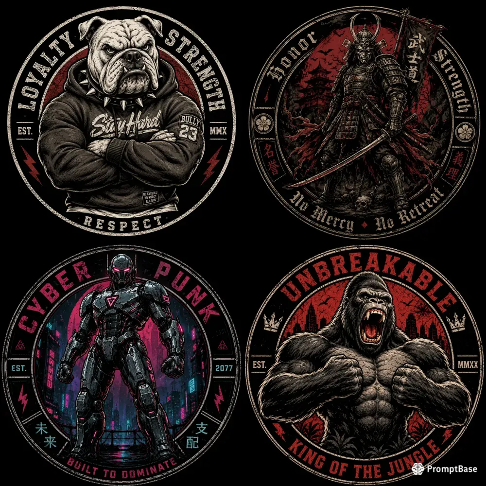 Aggressive Mascot Tshirt Designs
