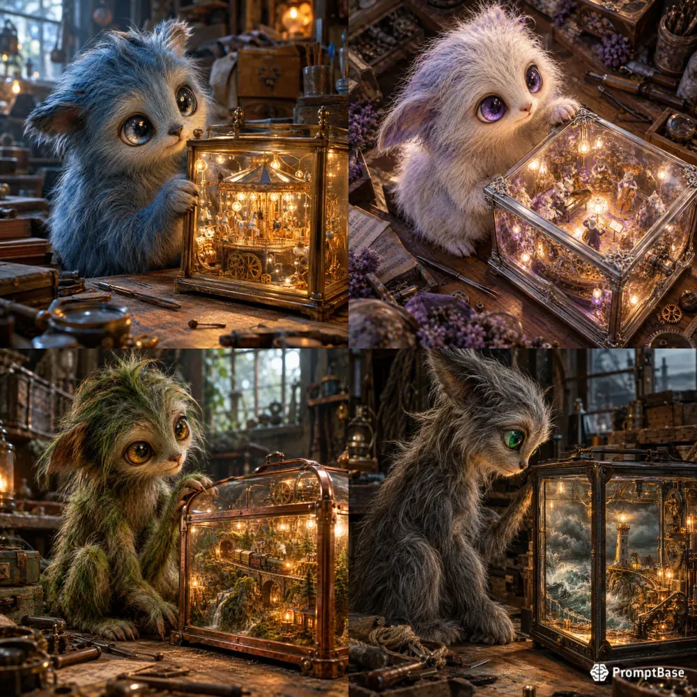 Glowing Box Pets