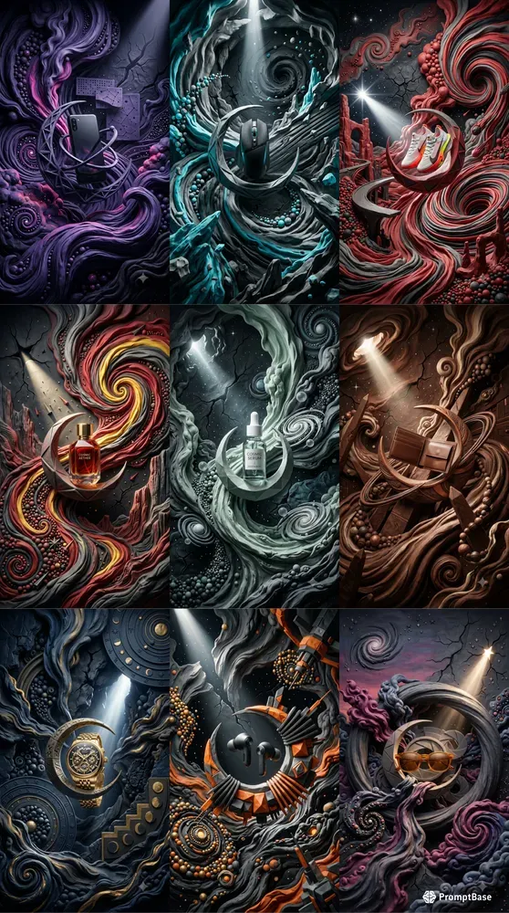 Cosmic Nebula Wave Clay Studios
