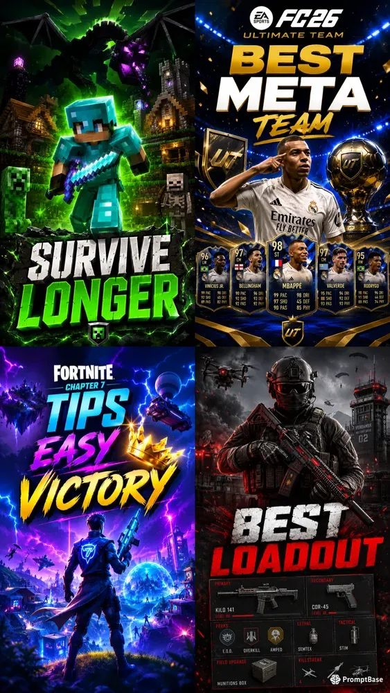 Gaming Thumbnail Generator