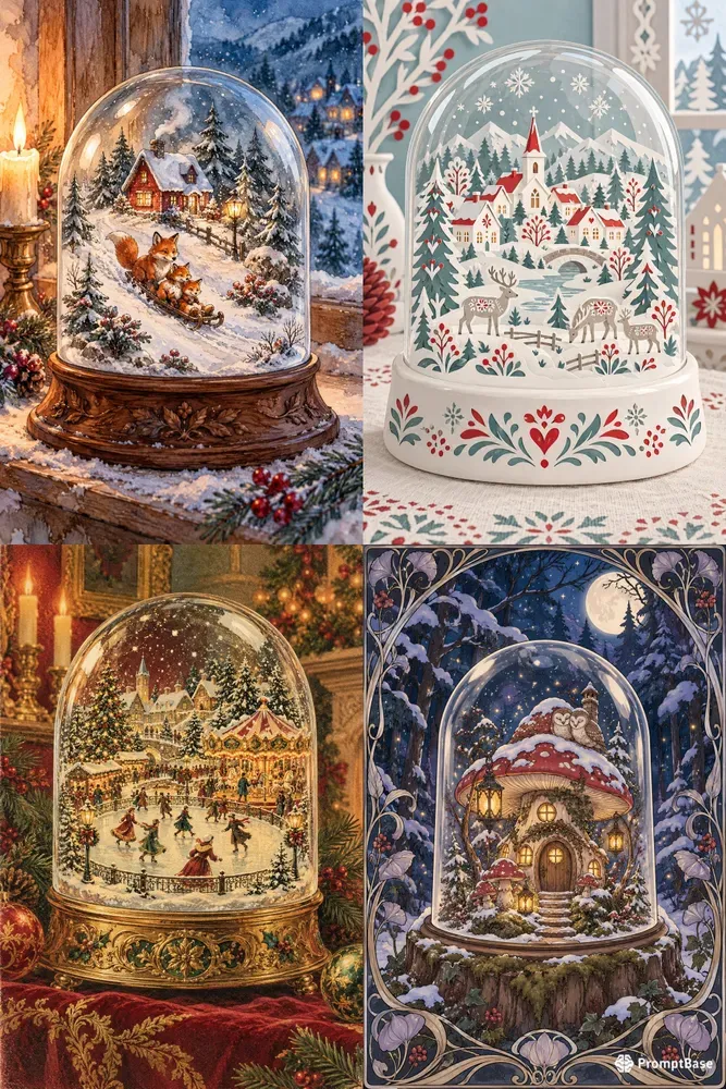 Pocket Winter Wonderland Keepsake Art