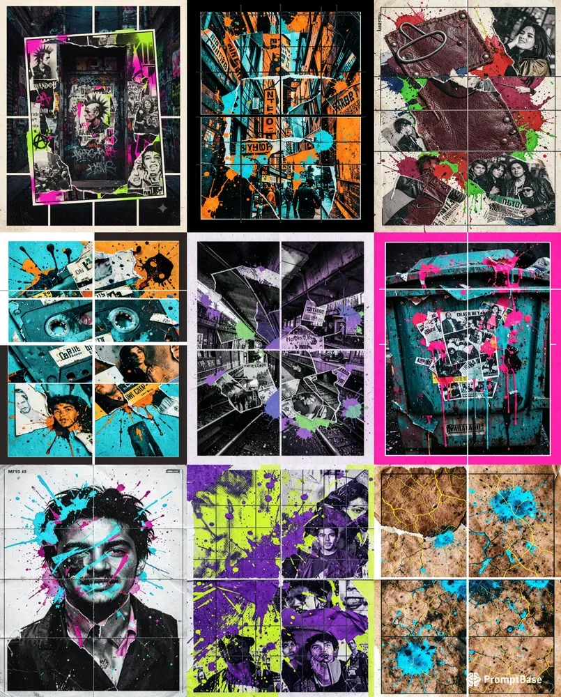 Chromatic Punk Editorial Covers