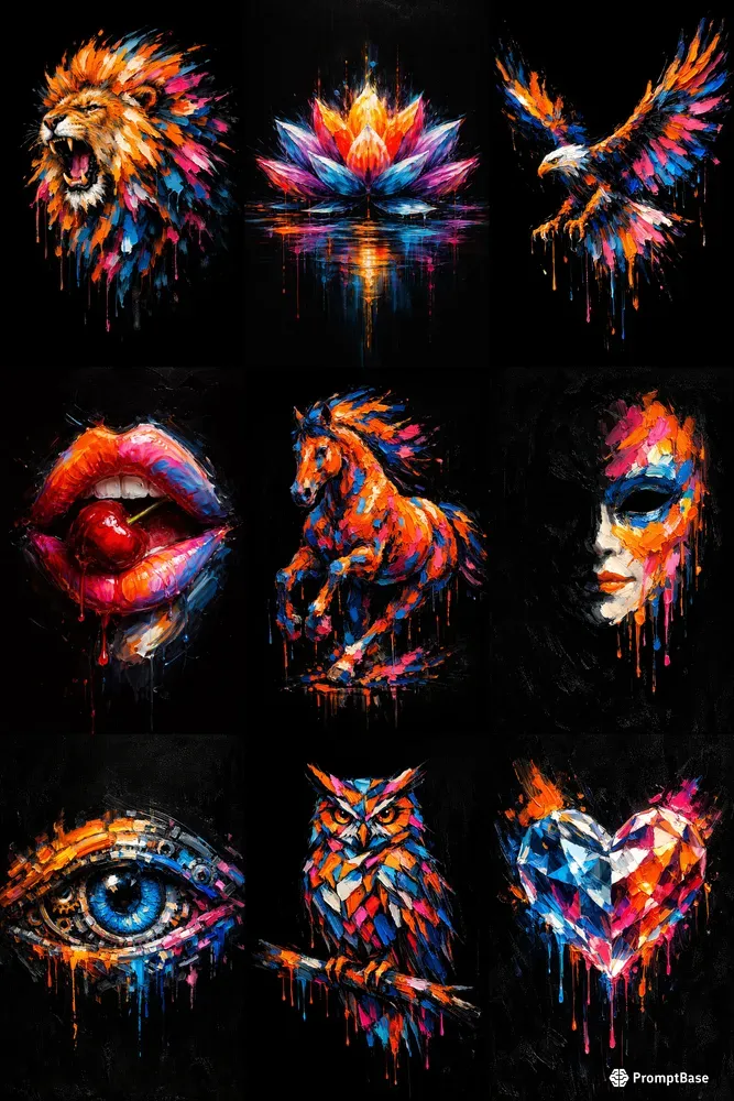 Title: Chromatic Impasto Noir
Plural: Chromatic Impasto Noirs