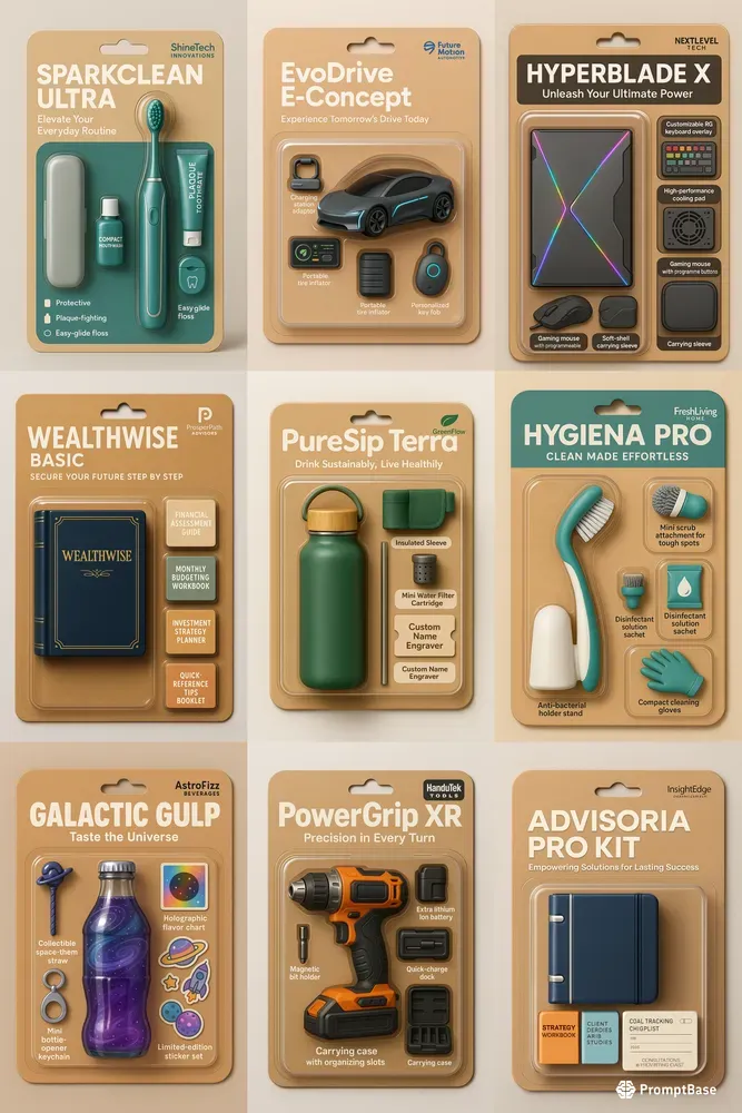 Action Figure Style Product Promos