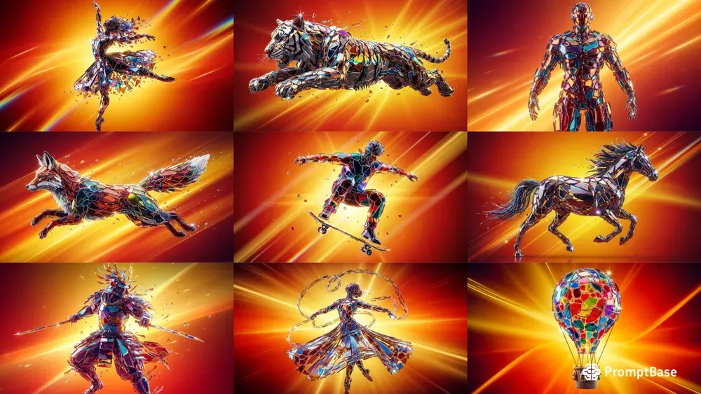 Shattered Glass Figures