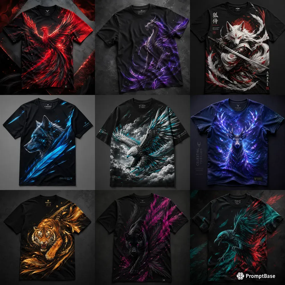 Feather Flow Tshirt Generator