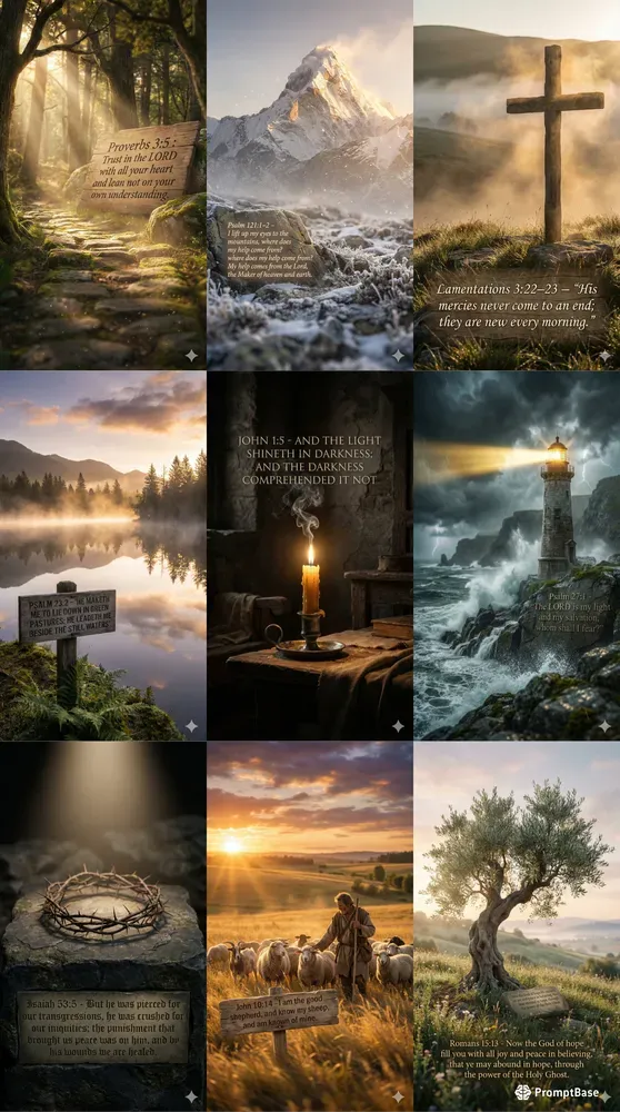 Cinematic Bible Verse Scenes
