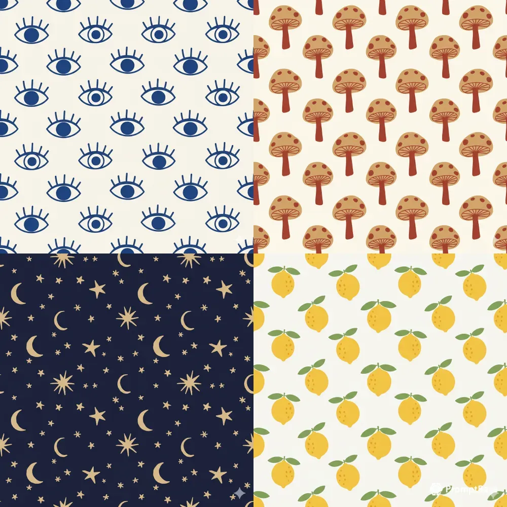 Seamless Patterns For Textile Packaging