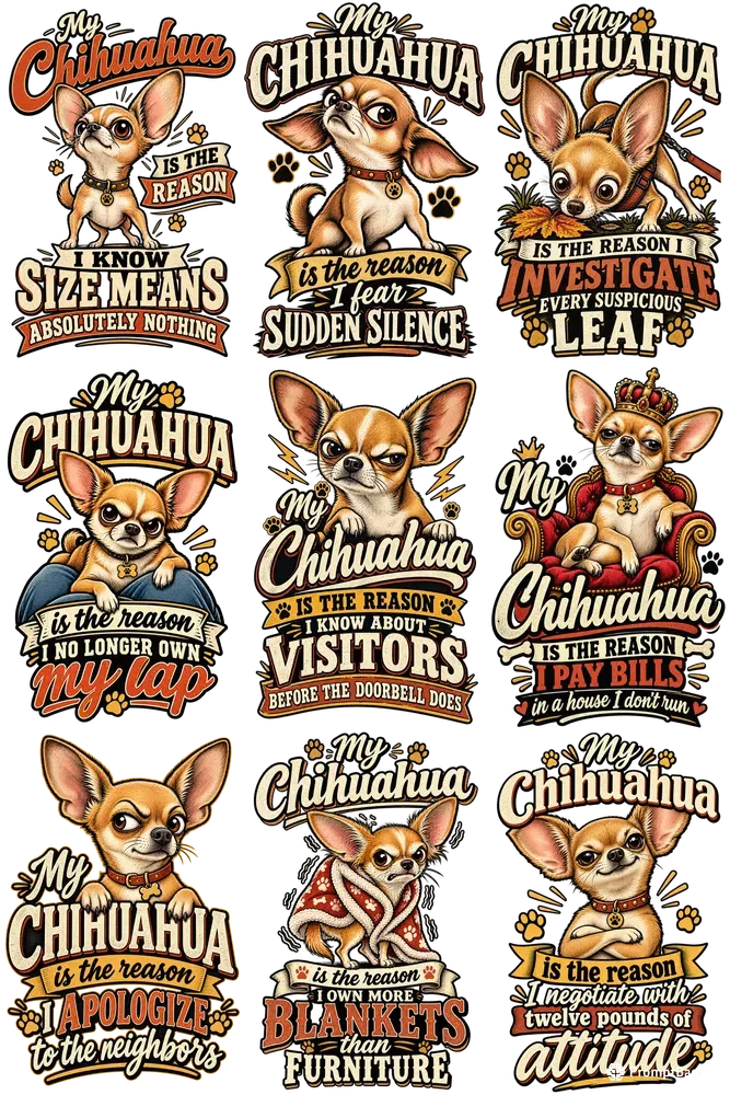Sarcastic Chihuahua Tshirts