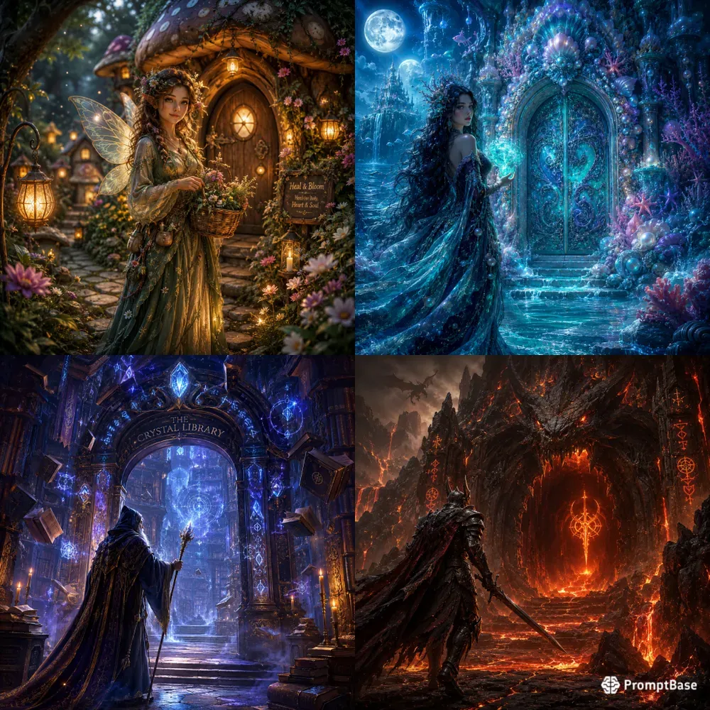 Enchanted Fantasy Door Realms