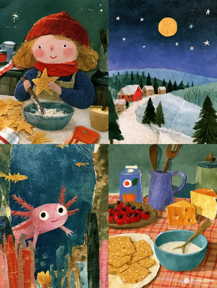 Christmas Cookie Kids Junk Journals
