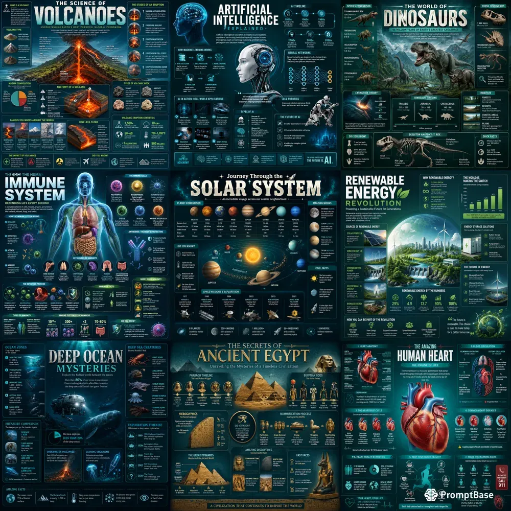 Premium Educational Infographic Creators