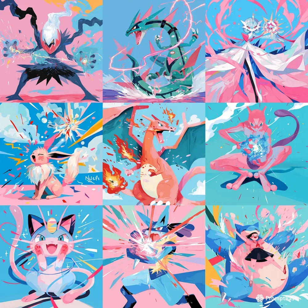 Pokemon Dynamic Splash Art