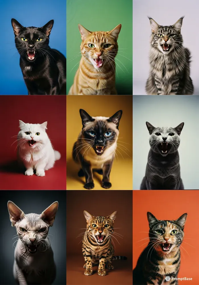 Feline Fury Horror Cats