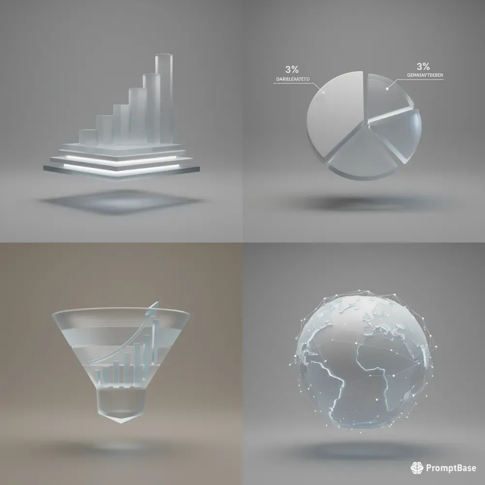 Clean Corporate Data Visual Cutouts