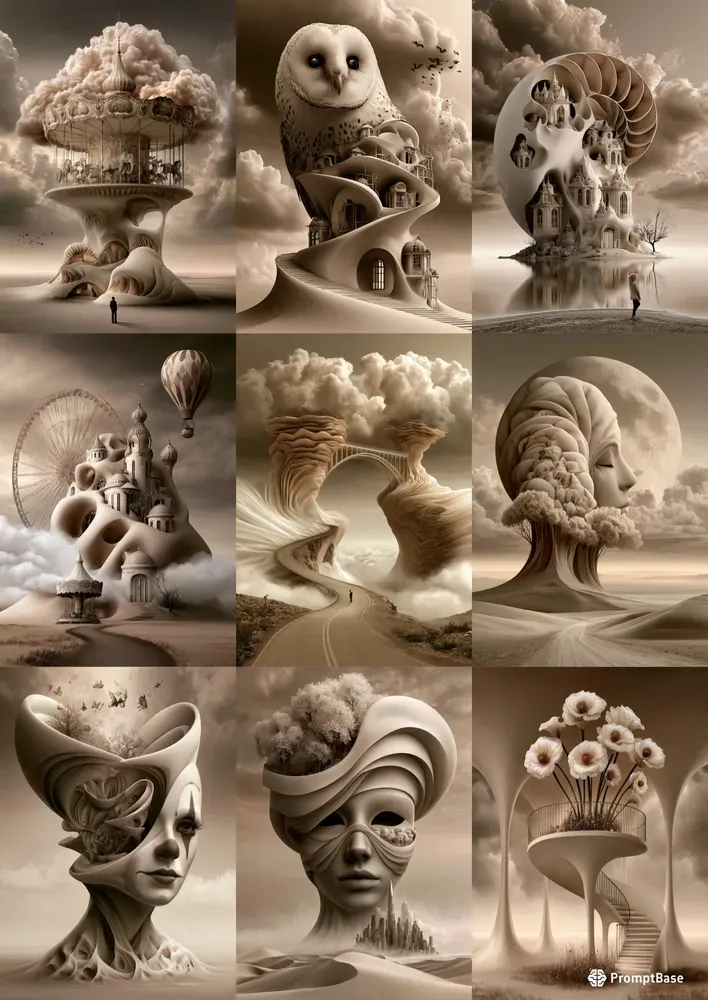 Surreal Sculptural Dreamscapes