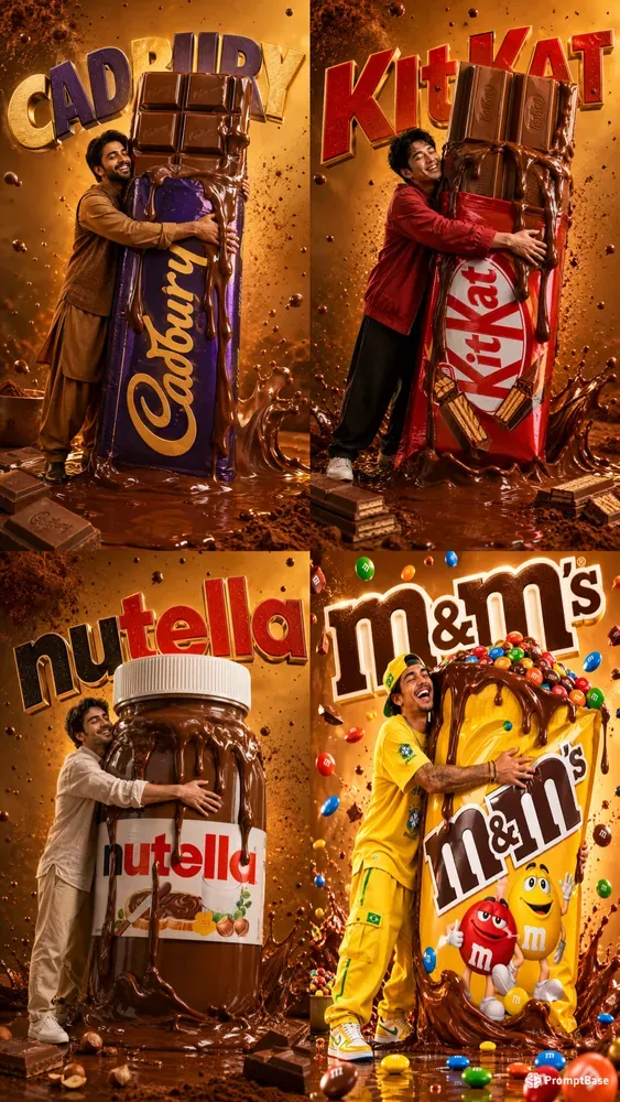 Giant Chocolate Ad Creators