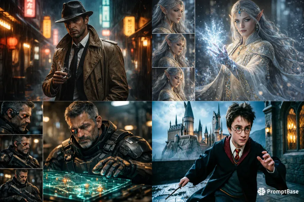 Cinematic Character Photos