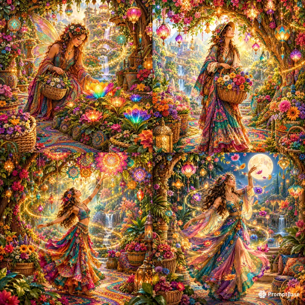 Mystical Rainbow Gardens