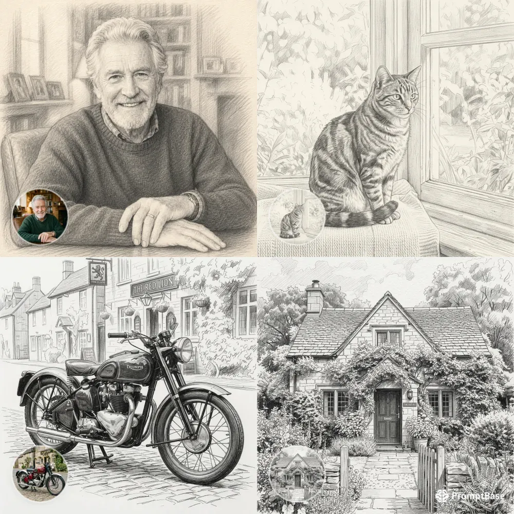 Photos To Realistic Pencil Sketches