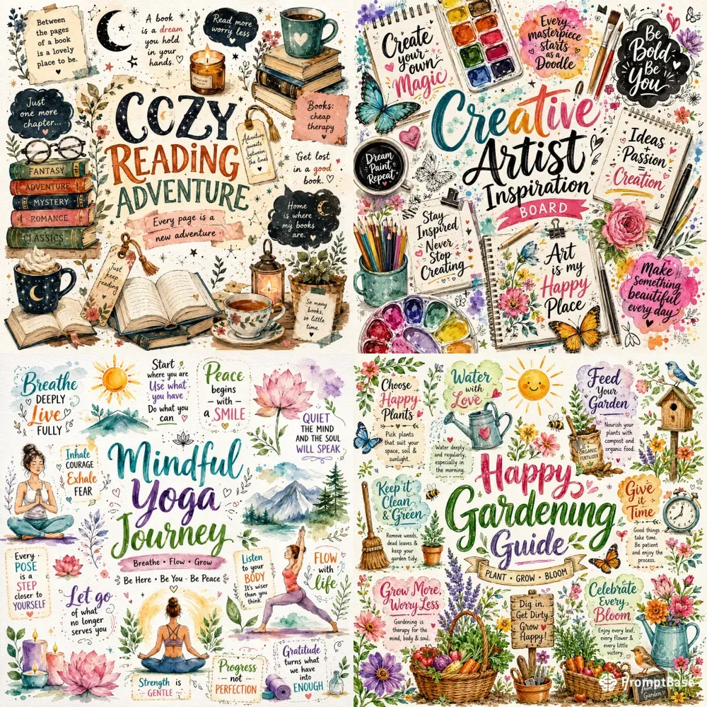 Whimsical Inspirational Posters