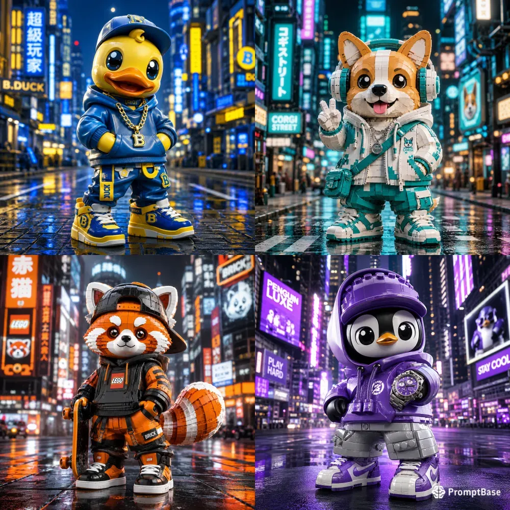 Lego Streetwear Animal Collectibles