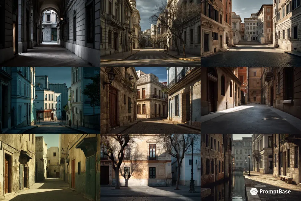 Metaphysical Urban City Scenes