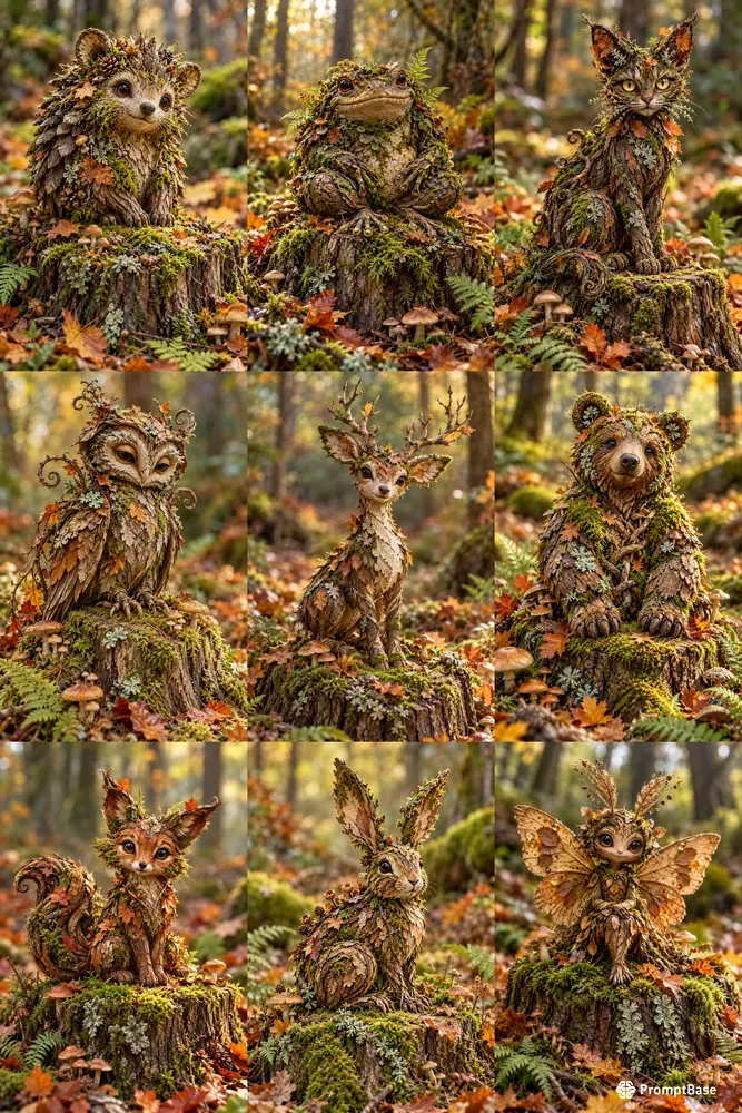 Enchanted Woodland Tree Spirits