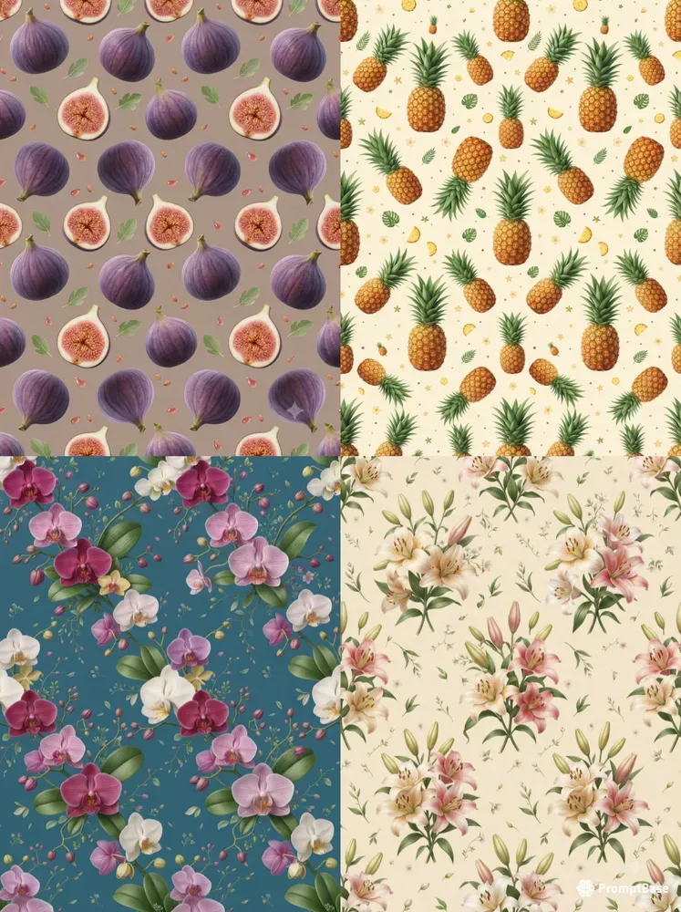 Vintage Retro 3D Seamless Patterns