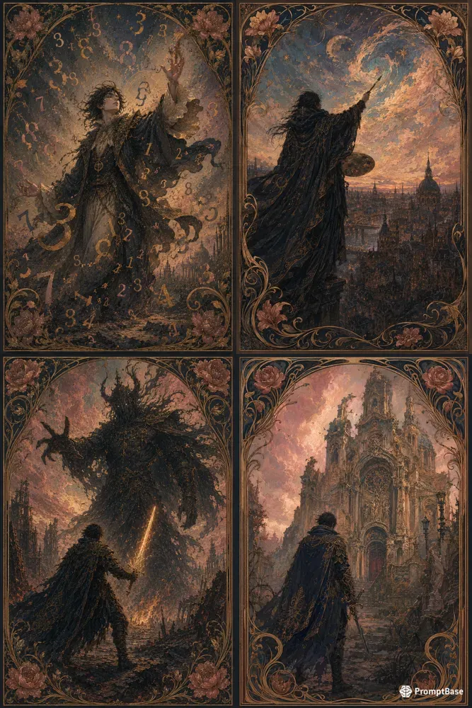 Vintage French Fantasy Posters